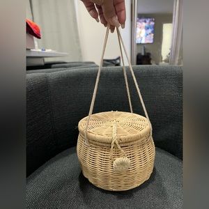 Zara Basket Clutch